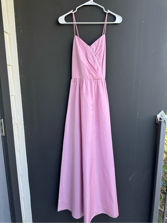None Dresses & Skirts - Vintage Women’s Maxi Slip Dress in Light Pink